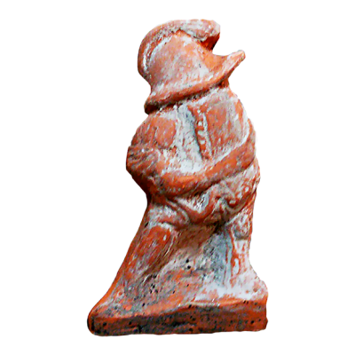 Gladiador romano. Replica en cerámica de un Murmillo.
