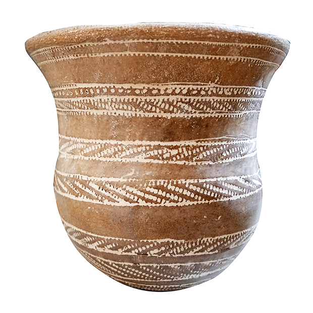 Vaso campaniforme marrón