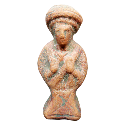 Exvoto romano de figura femenina