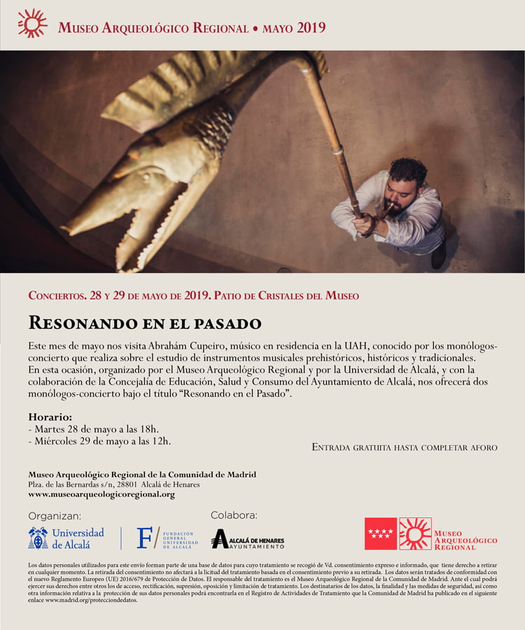 Resonando en el pasado, Concierto monólogo con Abraham Cupeiro