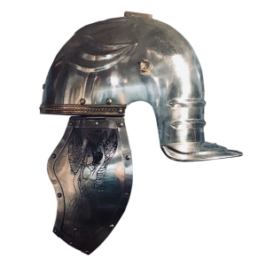 Pieza única y exclusiva de casco de oficial romano de tipología Imperial Wissenau con carrilleras decoradas. Siglo I d.C.