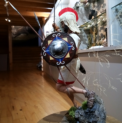 Figura artesanal de Guerrero Turdetano