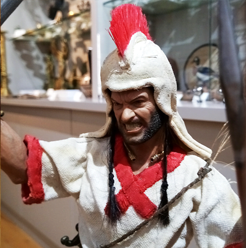 Figura artesanal de Guerrero Turdetano