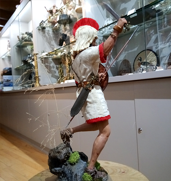 Figura artesanal de Guerrero Turdetano