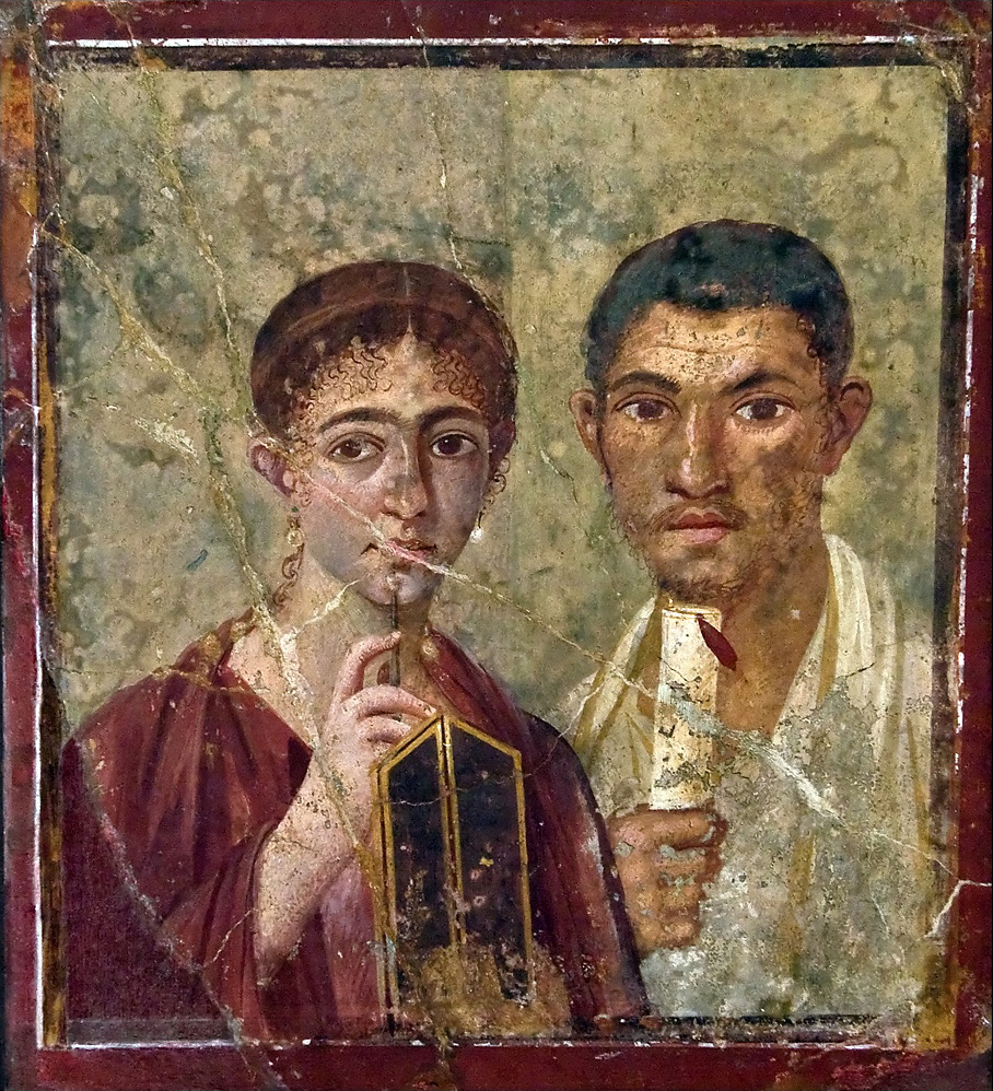Retrato del panadero Terentius Neo y su esposa
