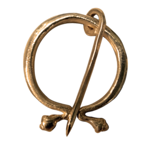 Fíbula Omega romana de Complutum en bronce