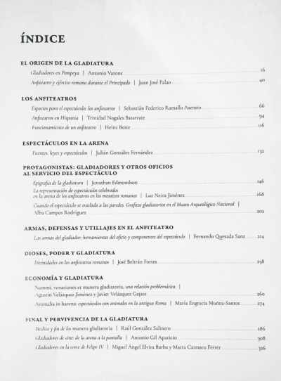 Índice del libro