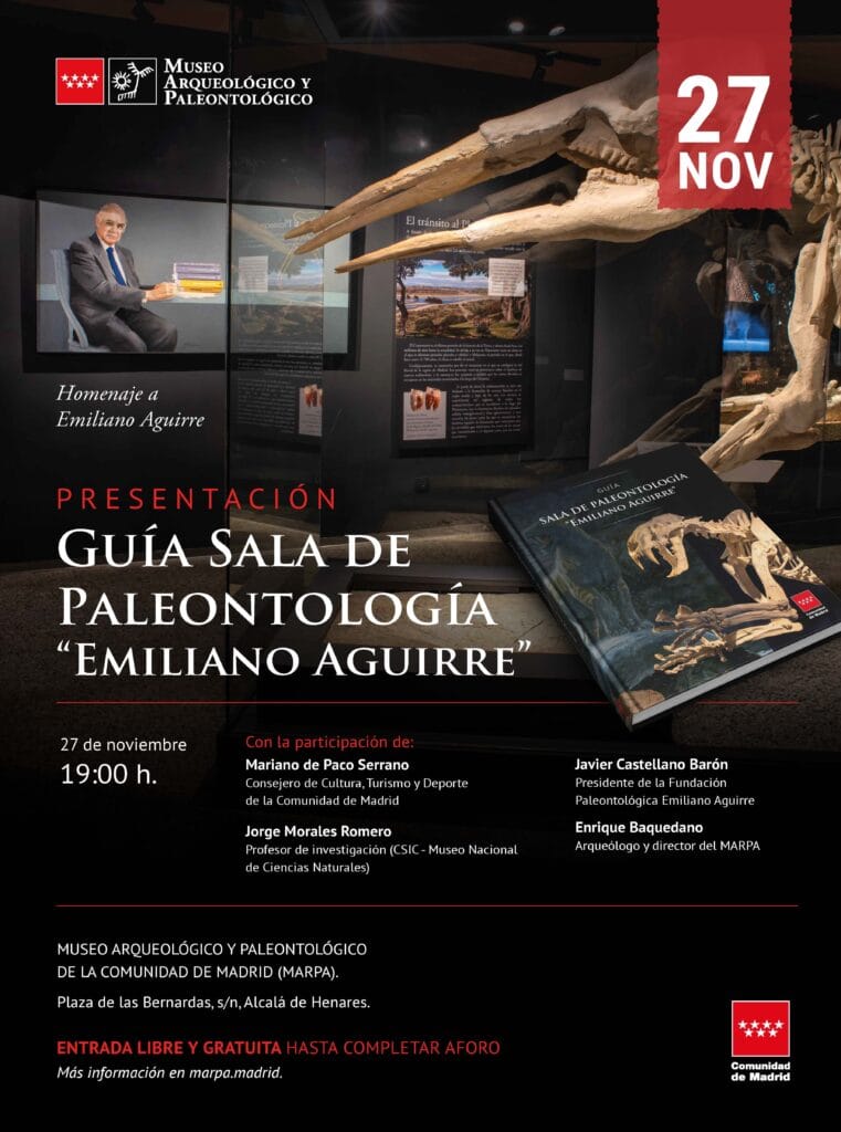 Cartesl presentación de la Guía de la Sala de Paleontología