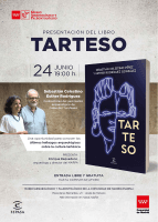 CARTEL Presentación del libro TARTESO, con Sebastián Celestino y Esther Rodríguez