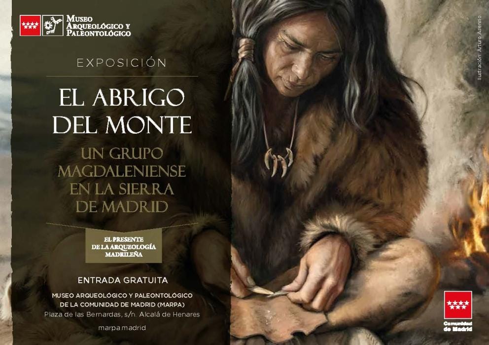 Cartel El Abrigo del Monte: un grupo magdaleniense en la sierra de Madrid